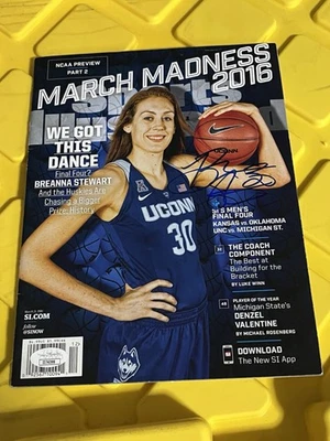 Breanna Stewart Sports Illustrated Signed Autographed Magazine JSA Certified - Image 1 of 4