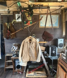 Vtg RanchHand USA MADE Weatherjack Sportswear By Ely & Walker Canvas Jacket Sz44 - Picture 1 of 23