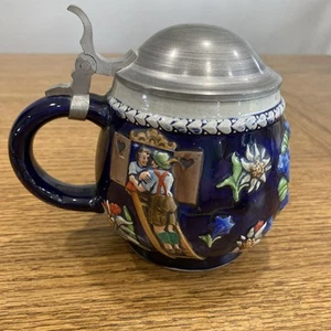 Vintage Stein # 3840 kleiner Trinkbecher Sammlerstück Germany Reinh Merkelbach - Bild 1 von 7