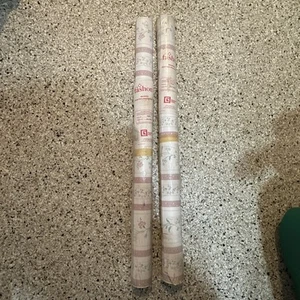 Vinyl Wallcovering Floral Pre-Pasted Fashion 60Sq Ft 2 rolls - Picture 1 of 15