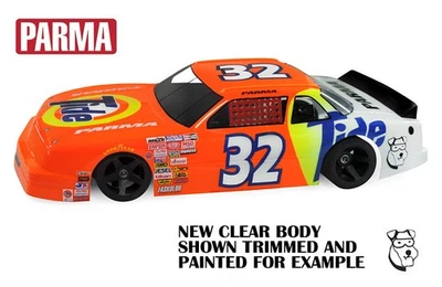 #1249 - 1/8 Scale PARMA CHEVY LUMINA STOCK CAR Clear .040" RC OVAL RACE BODY - Image 1 of 2