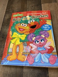 Sesame Street Christmas Coloring Book A Special Season 2007 Holly Jolly Monsters - Foto 1 di 10