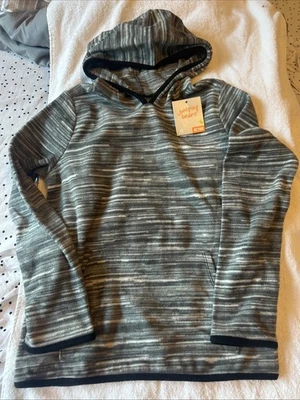 NWT Jumping Beans 2-piece Gray Fleece Pants And Hoodie Set Boys Size 12 - Image 1 of 4