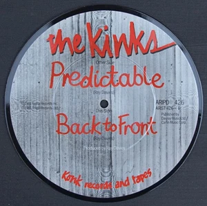 Kinks- Predictable- Arista ARIPD 426- Original 1981 UK 7" Picture Disc - Picture 1 of 3