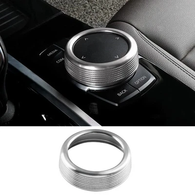 7-Button Knob Cover Aluminium Alloy Knob Cover Car Interior Upgrade Noticeable - Image 1 of 4