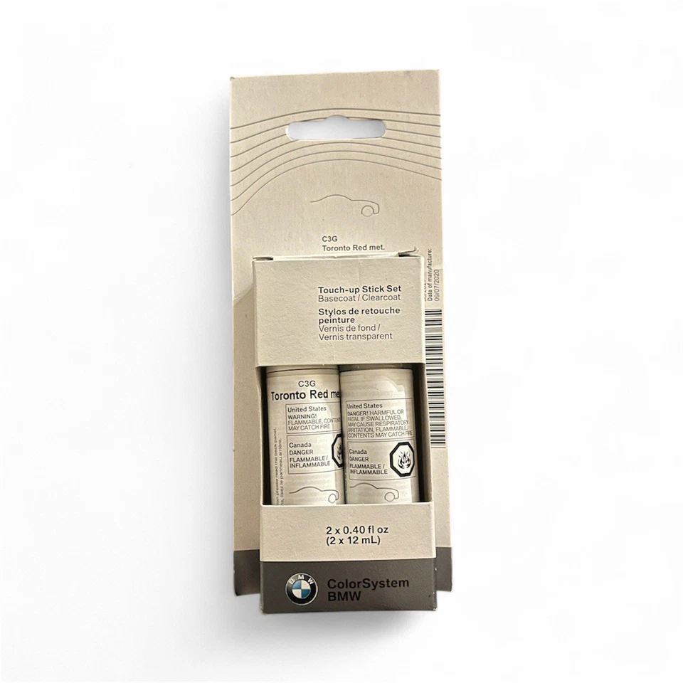 Nova Caneta de Pintura Genuína BMW Touch Up Toronto Vermelha Metálica OE 51915A29CC4 - Imagem 1 de 1