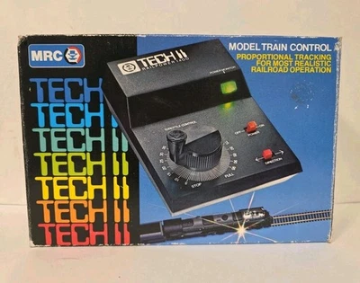 Vintage MRC TECH II 2 RAILPOWER 1400 Transformer Model Train Control w/ Box HO - Image 1 of 4