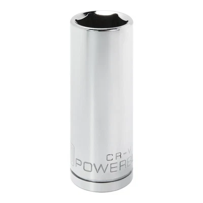Powerbuilt 1/2 Inch Drive x 20 MM 6 Point Deep Socket - 642214 - Image 1 of 4