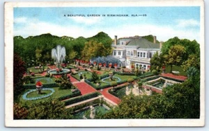 Postkarte AL Birmingham Ein schöner Garten weißer Rand N8 - Bild 1 von 2
