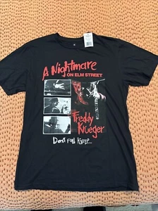 a nightmare on elm street Freddy Krueger Don’t Fall Asleep M/M T-Shirt - Bild 1 von 7