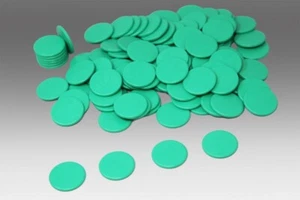 Spielchips, grün (100 Stück) aus RE-Plastic® Zählchips Wissner - Bild 1 von 3