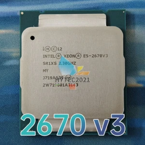 Intel Xeon E5-2670 v3 SR1XS 2.30GHz 12Cores 120W LGA-2011-3 CPU Processor - Picture 1 of 2