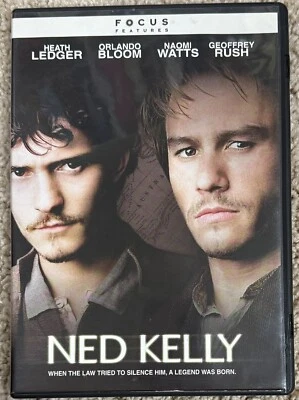 Ned Kelly (DVD, 2003) Heath Ledger - Orlando Bloom - Naomi Watts - Like New - Image 1 of 2