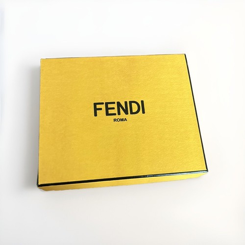 Fendi 'Bikini Girls' Coated Canvas and Calf Leather Small Trif Wallet