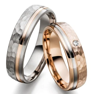 DISEÑO MADURO - ELEGANTES ANILLOS DE BODA / BRONCE - ORO - GRAN SELECCIÓN EN TIENDA - Imagen 1 de 1