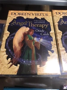 Angel Therapy Oracle Cards Doreen Virtue AUTHENTIC - FACTORY SEALED - RARE - OOP - Imagen 1 de 3