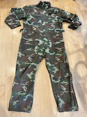 Vintage Game Winner Camouflage Coveralls Jumpsuit Military Camo Uninsulated Desc - Image 1 of 4