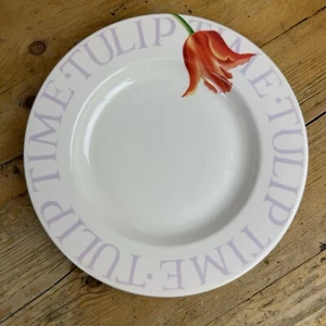 Plato de cena de cerámica Emma Bridgewater cerámica tulipanes de verano 10,5" 2º. - Imagen 1 de 5