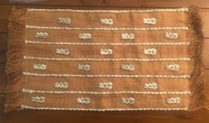 NEW Loloi Pillow Cover Sham Fringe Zipper Terra Cotta Cream 16X26 Boho Farmhouse - Picture 1 of 10