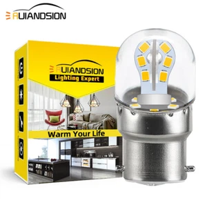 B22 2835 30 LED Bulb Chandelier Light Fireplace Light 12-80V 85-265V Warm White - Picture 1 of 10