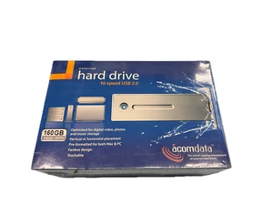 *Unopened* 160GB 7200RPM AcomData External Hard Drive Hi-Speed USB 2.0 - Picture 1 of 8