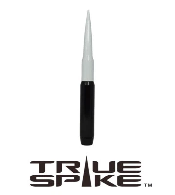 ANTENA FAT BULLET TRUE SPIKE 9" NEGRO BLANCO PARA GMC SIERRA 1500 2007-2020 Foto 1 de 4