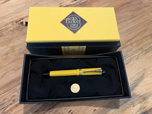 Parker Duofold Mandarin Yellow Limited Edition Fountain Pen - Picture 1 of 3