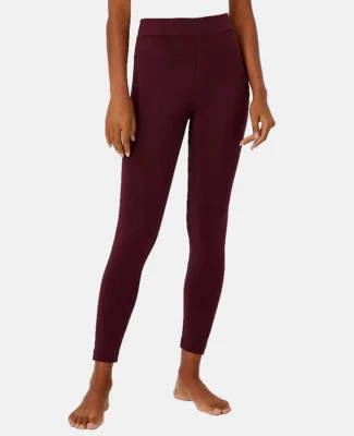 NEW Ann Taylor M Women's Purple Burgundy Essential Leggings - Image 1 of 4