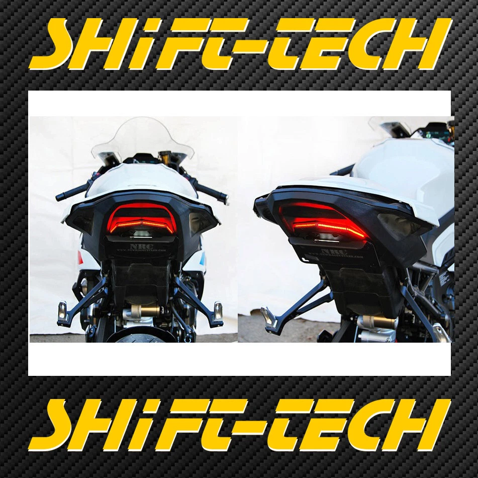 ST1049-2-K43 BMW S1000RR 2023 23' COLA ORDENADA GUARDABARROS ELIMINADOR ESCONDIDO NRC LED EE. UU. Foto 1 de 1