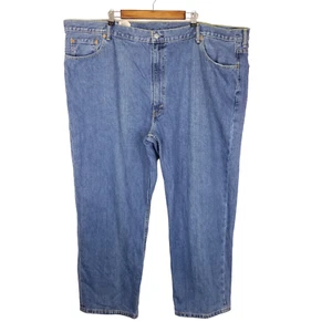 Levis Mens Jeans Size 52x29 Big & Tall 550 Relaxed Blue Straight Leg High Rise - Picture 1 of 14