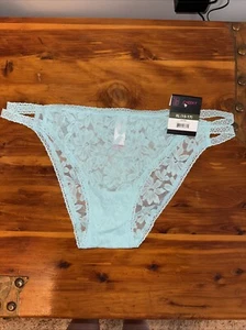 Neu mit Etikett - No Boundaries freches Damen-Höschen Riemchen Spitze XL (15-17) grün Unterwäsche - Bild 1 von 6