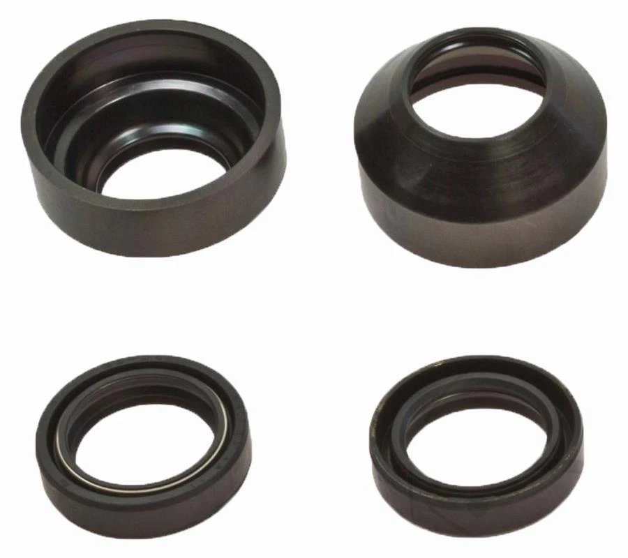 Simmering de Fourche + Bouchon Anti-poussière Étanchéité pour Honda Cx 500 C - Photo 1/1