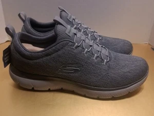 NEW Skechers Men's Summits Louvin Sneakers Shoes Gray #232186 Size 13 - Picture 1 of 8