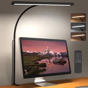 LED Architect Desk Lamp with Clamp Dimmable Task Lamp Office Tall Table Lamp Bar - Picture 1 of 12