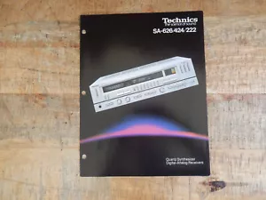 Original Technics SA-626/424/222 Receiver Dealer Brochure / Dealer Handout - Picture 1 of 3