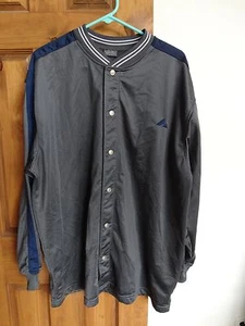 Athletic Works men's long sleeve snap-front jacket or shirt size XL gray blue  - Picture 1 of 5