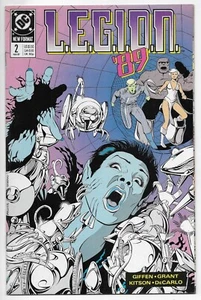 L.E.G.I.O.N. '89 #2 COPPER AGE DC COMIC BOOK Legion of Super-Heroes 1989 direct - Picture 1 of 2