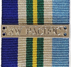 SW Pacific service clasp to the Australian Service Medal 1945-1975 replica - Picture 1 of 3