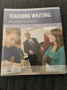 IEW Teaching Writing: Structure and Style, Seminar Workbook Pudewa 2nd ed no dvd - Picture 1 of 1