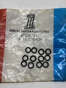 Paquete de 12 juntas tóricas Harley Davidson FL FX 71-75 XL 72 temprano 76 fabricante de equipos originales 27326-71 amf - Imagen 1 de 4