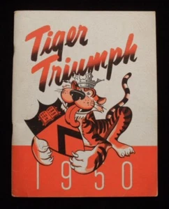 ¡¡Original/raro!! Anuario de fútbol americano de los Tigres de Princeton 1951 **¡Tiger Triumph** 9-0!¡! - Imagen 1 de 7