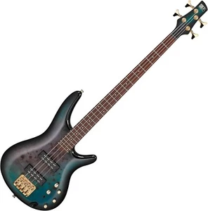 Bajo eléctrico de 4 cuerdas ráfaga tropical del fondo marino Ibanez SR SPOT MODEL SR400EPBDX - Imagen 1 de 11