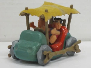 Auto der Flintstones / Feuerstein mit 2 Figuren, Mercury 751, L.8,5 cm, ohne OVP - Bild 1 von 7