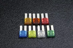 5 OGNI FUSIBILE ATR FUSIBILI AMPLIFICATORE VARIETÀ CIRCUITO LAMA COOPER BUSSMANN MICRO 2 GAMBE - Foto 1 di 9