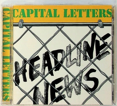 Capital Letters -Headline News -Remaster -2-CD -NEW -70s Reggae/Bread & Water EP - Image 1 of 2