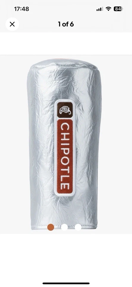 Cubierta de cabeza de conductor Chipotle Cobra Max Homa totalmente nueva Foto 1 de 4