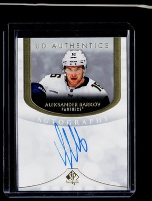 2023-24 SP Authentic UD Authentics Autographed Aleksander Barkov UDA-AB Florida - Image 1 of 3
