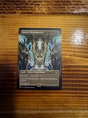 MTG Streets of New Capenna Spara's Headquarters #293 Rare Borderless MP/LP A - Image 1 of 2