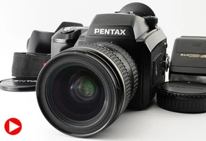[N MINT+ Flash] Pentax 645N Camera FA 45-85mm F4.5 Lens 120 Film Back From JAPAN - Picture 1 of 18