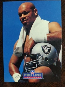 1991 Pro Line Portraits Greg Townsend Los Angeles Raiders #128 - Picture 1 of 2